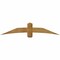 Ekena Millwork Bellingham Rough Sawn Timber Gable Bracket, Western Red Cedar, 72"W x 15"H x 6"D x 6"F, 5/12 Pitch GBW072X15X0606BEL00RWR - alternate 1